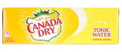 Canada Dry Tonic Water 355ml Case of 12 cans