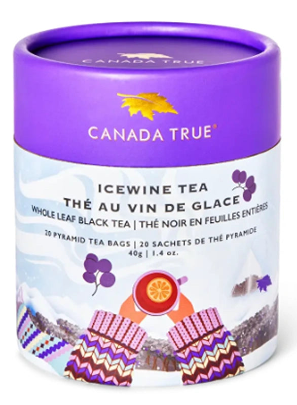Icewine Tea Canister - 20 Pyramid Tea Bags