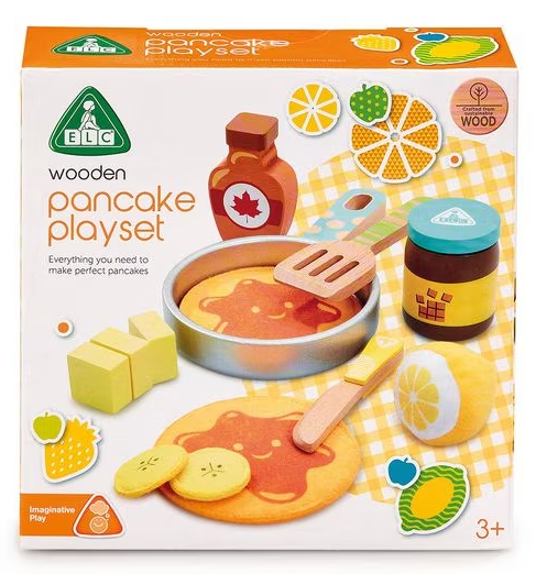 Wooden Pancake Playset