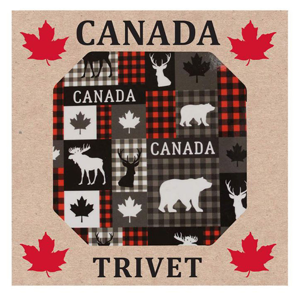 Canada Patchwork Pot Holder / Trivet