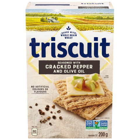 Christie Triscuit Cracked Pepper & Olive Oil 200g