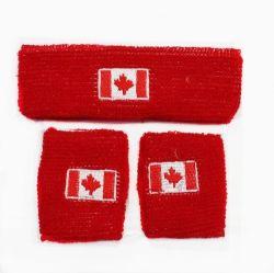 Canada Head and Wrist Band Set-O Canada