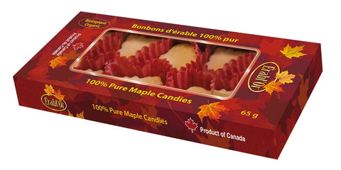 Erabl'or Soft Maple Candies Organic 65g-O Canada