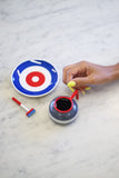 Canadian Curling Espresso shot & Saucer Set