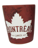 Montreal Maple Leaf Marble Shot Glass