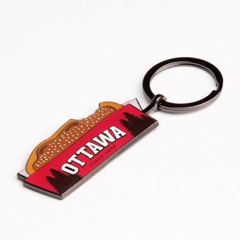 Ottawa Beaver Tails Pastry- Key Ring