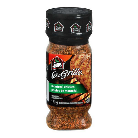Club House LaGrille Montreal Chicken Seasoning 170g-O Canada