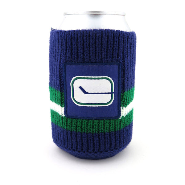 Vancouver Canucks Knit Can Coolers 6 pack O Canada
