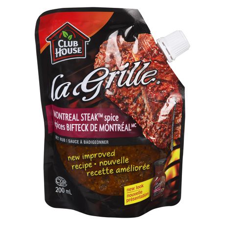 Club House Montreal Steak Rub Marinade 200mL-O Canada