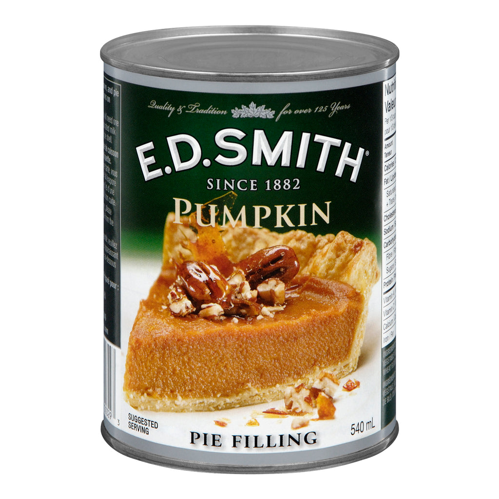 E.D. Smith Pumpkin Pie Filling 540mL-O Canada