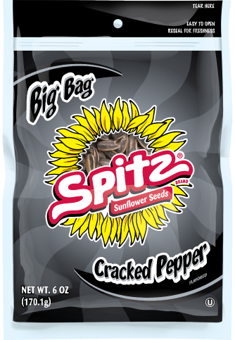 Spitz Sunflower Seeds Cracked Pepper 210g-O Canada
