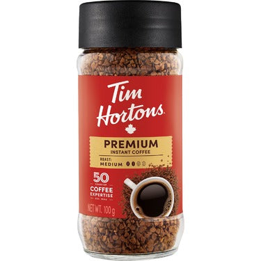 Tim Hortons Premium Instant Coffee 100g - LIMITED STOCK-O Canada