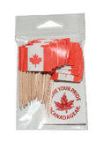 Canada Flag Toothpicks - 50pk