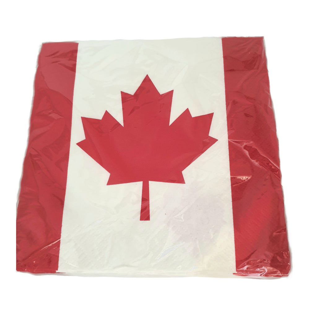 Canada Day Leaf Napkins 16  - 2 ply