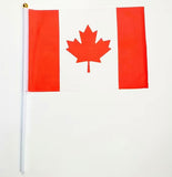 Canada Day Maple Leaf Hand Flag