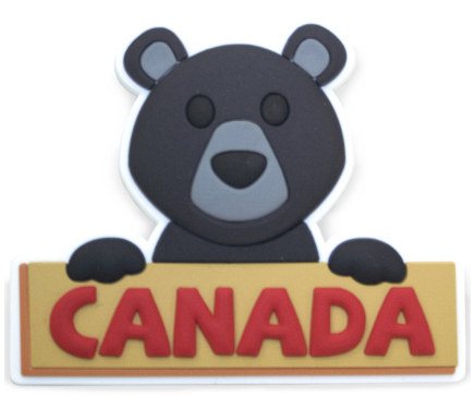Canada Magnet - Bear 3D PVC