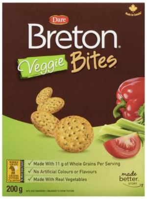 Dare Breton Veggie Bites Crackers 200g