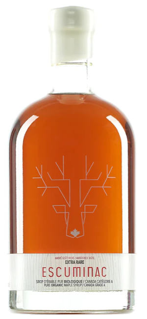 Escuminac 100% Organic Maple Syrup - Extra Rare (Amber) 500ml