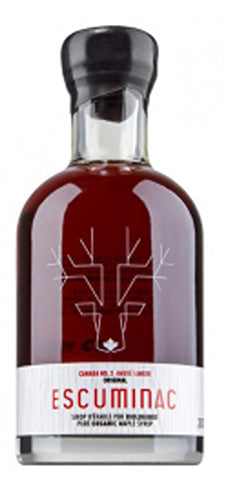 Escuminac 100% Organic Maple Syrup - Late Harvest (Very Dark) 200ml