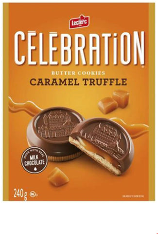 LeClerc Celebration Caramel Truffle Butter Cookies 240g