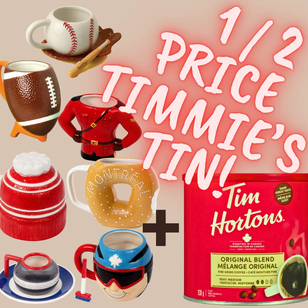 Mug + Timmies Coffee Tin 930g Bundle