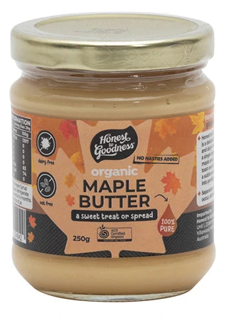 Organic 100% Pure Maple Butter 250g