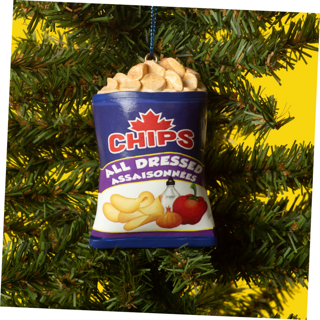 All Dressed Chips Holiday Ornament