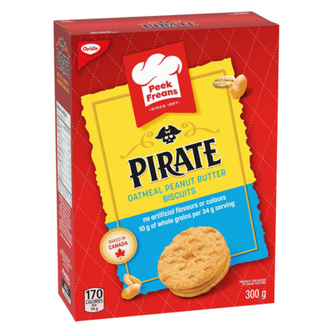 Peek Freans Pirate Cookies Oatmeal Peanut Butter 300g