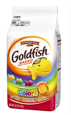 Goldfish Crackers Colors Cheddar 187g