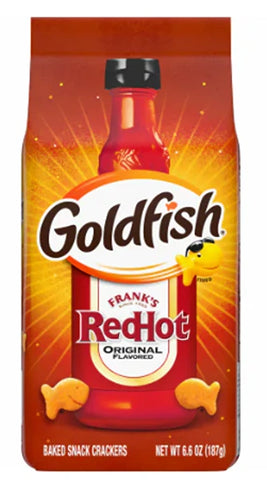 Goldfish Crackers Franks Red Hot 187g