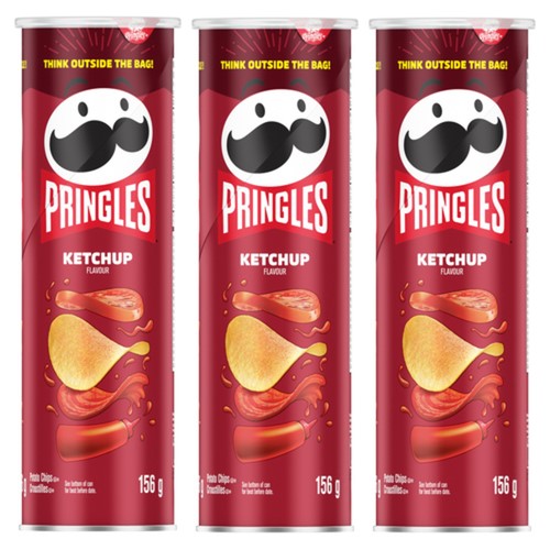 Pringles Ketchup 156g - 3 Pack