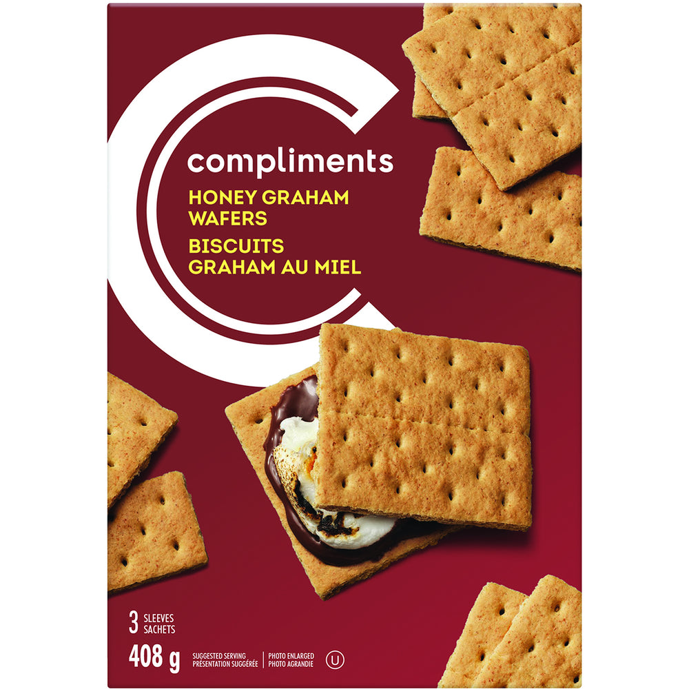 Compliments Honey Graham Wafers 408g