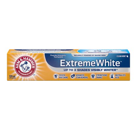 Arm & Hammer Extreme White Toothpaste 120ml-O Canada