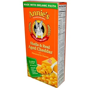 Annies Home Grown - Shells & Real Aged Cheddar Macaroni & Cheese - 170g