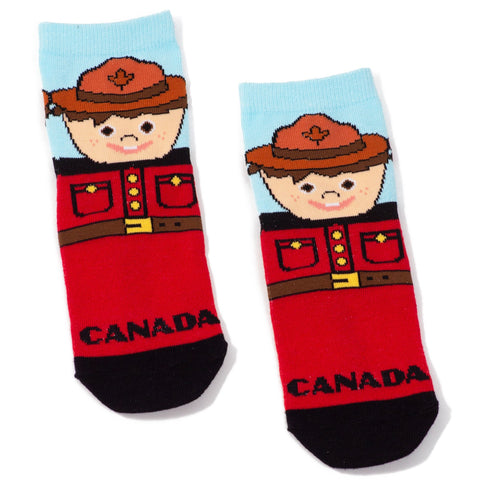 Children's Canadian Mountie Socks - Unisex