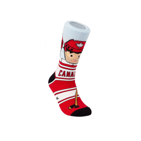 Canadian Hockey Player Socks - Unisex