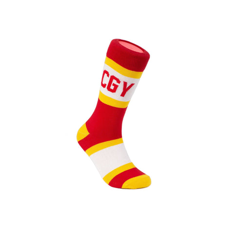 Calgary City Stripes Socks - Unisex