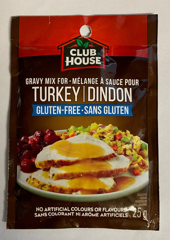 GLUTEN FREE Club House Turkey Gravy Mix 25g