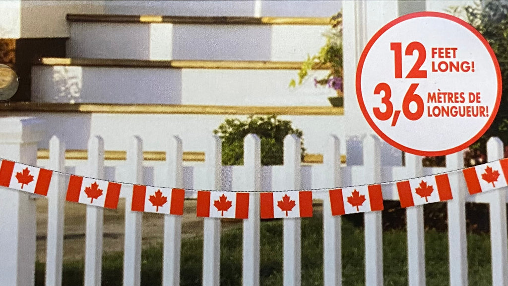 Canada Flag 12 Foot Garland