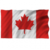 Canadian Flag 3' x 5' (91cm x 152 cm) - Heavy Duty-O Canada