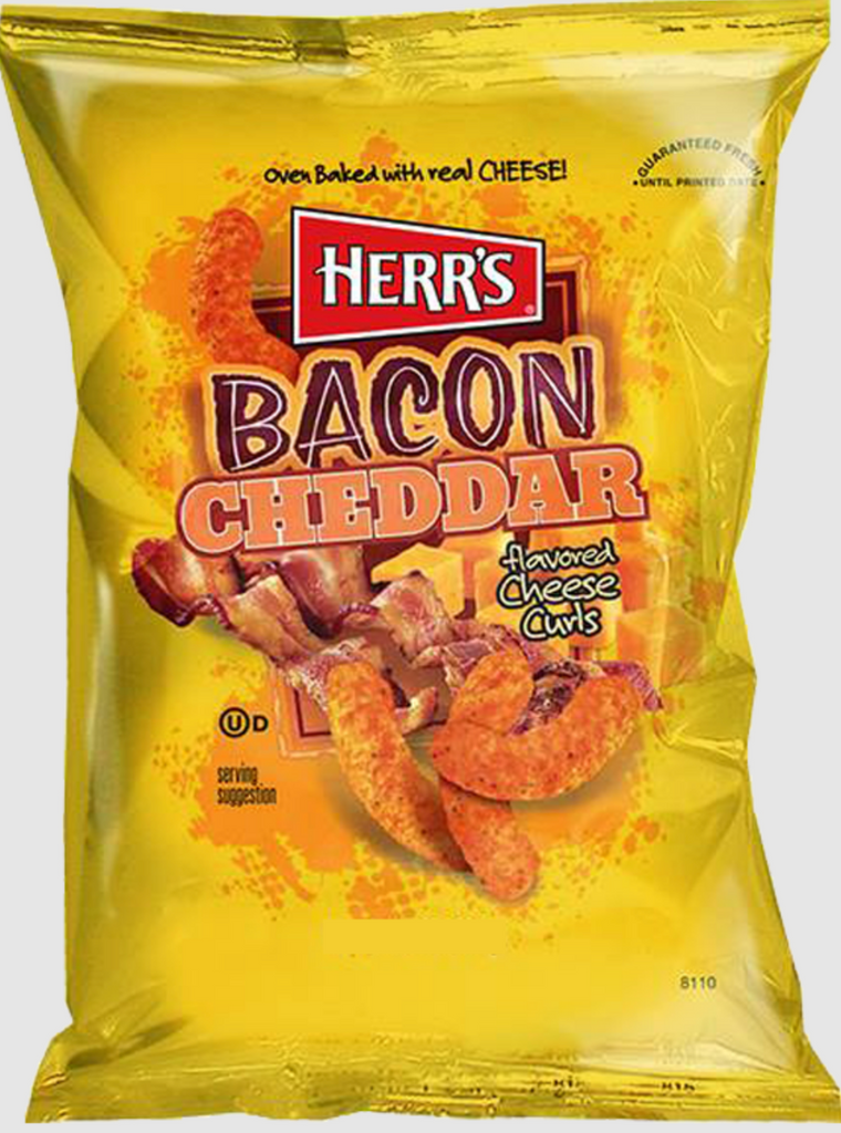 Herr's Bacon Cheddar Cheese Curls 170g