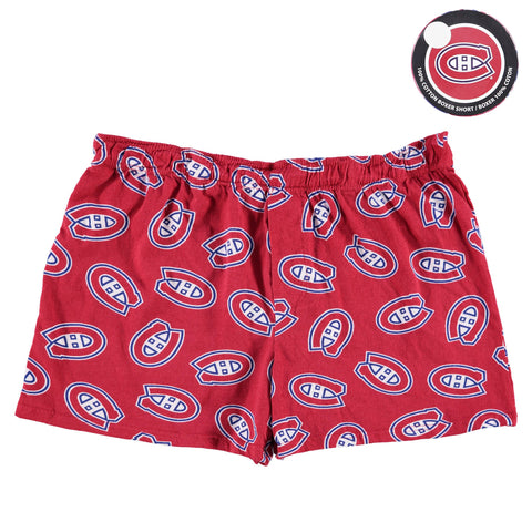 Men's Montreal Canadiens Red - Puck Packaged Boxers