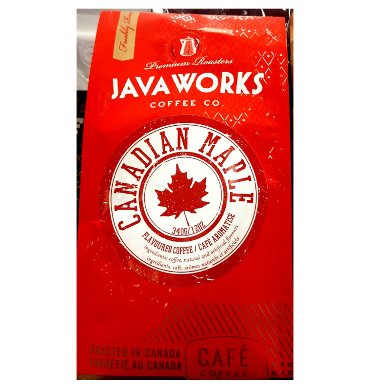Java Works Maple Flavoured Coffee-340g-O Canada