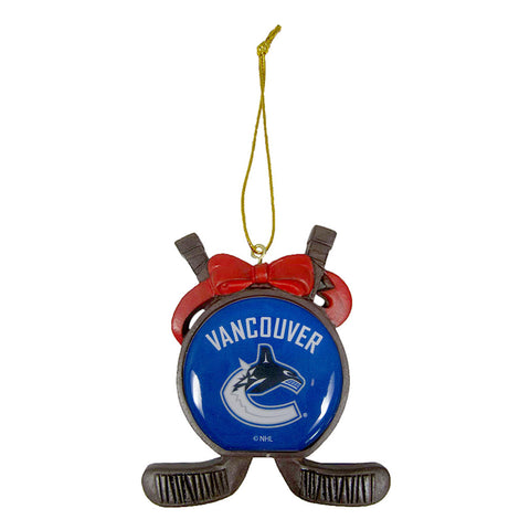 Christmas Ornament - Vancouver Canucks NHL Hockey Sticks