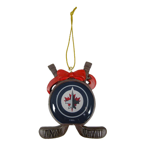 Christmas Ornament - Winnipeg Jets NHL Hockey Sticks