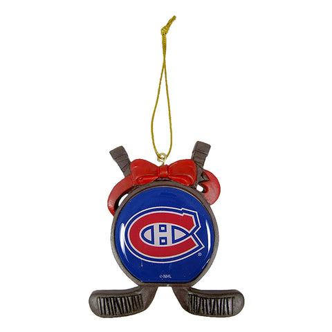 Christmas Ornament - Montreal Canadiens NHL Hockey Sticks
