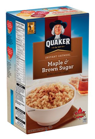 Quaker Instant Oatmeal Maple & Brown Sugar 380g-O Canada