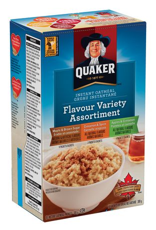 Quaker Instant Oatmeal Variety Pack 325g-O Canada