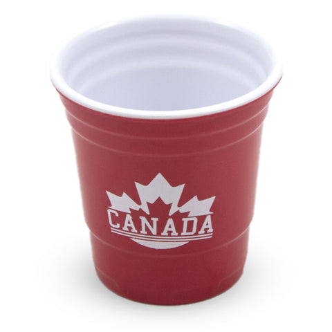 Canada Maple Leaf Red Solo Shot Cup