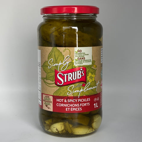 Strub's Pickles Hot & Spicy 1L